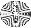 Labyrinth in Heimarbeit